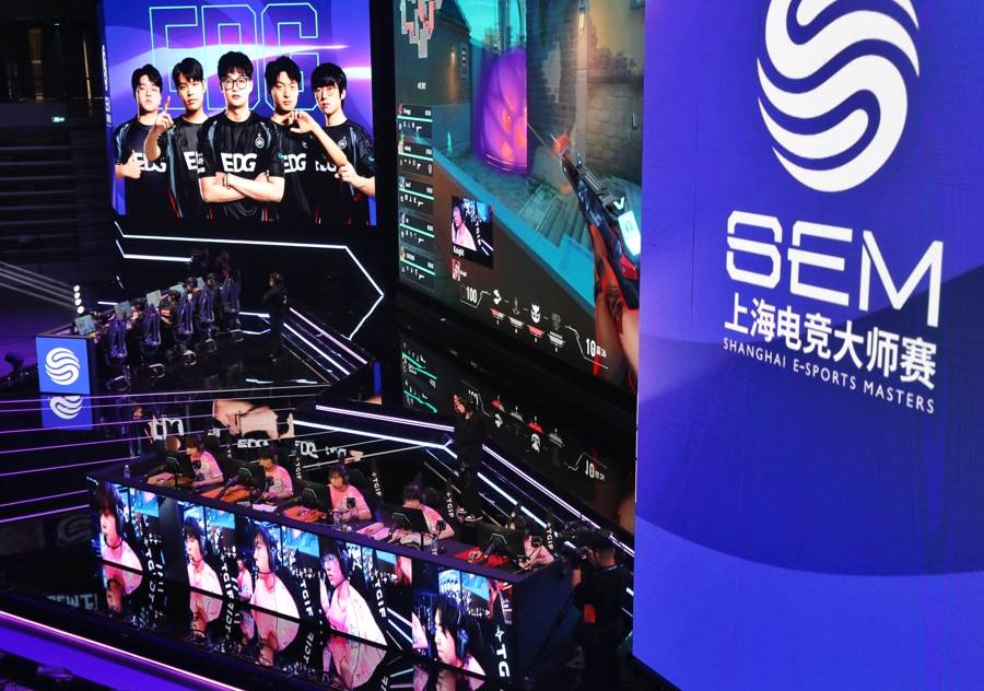 上海电竞大师赛开战静安体育中心