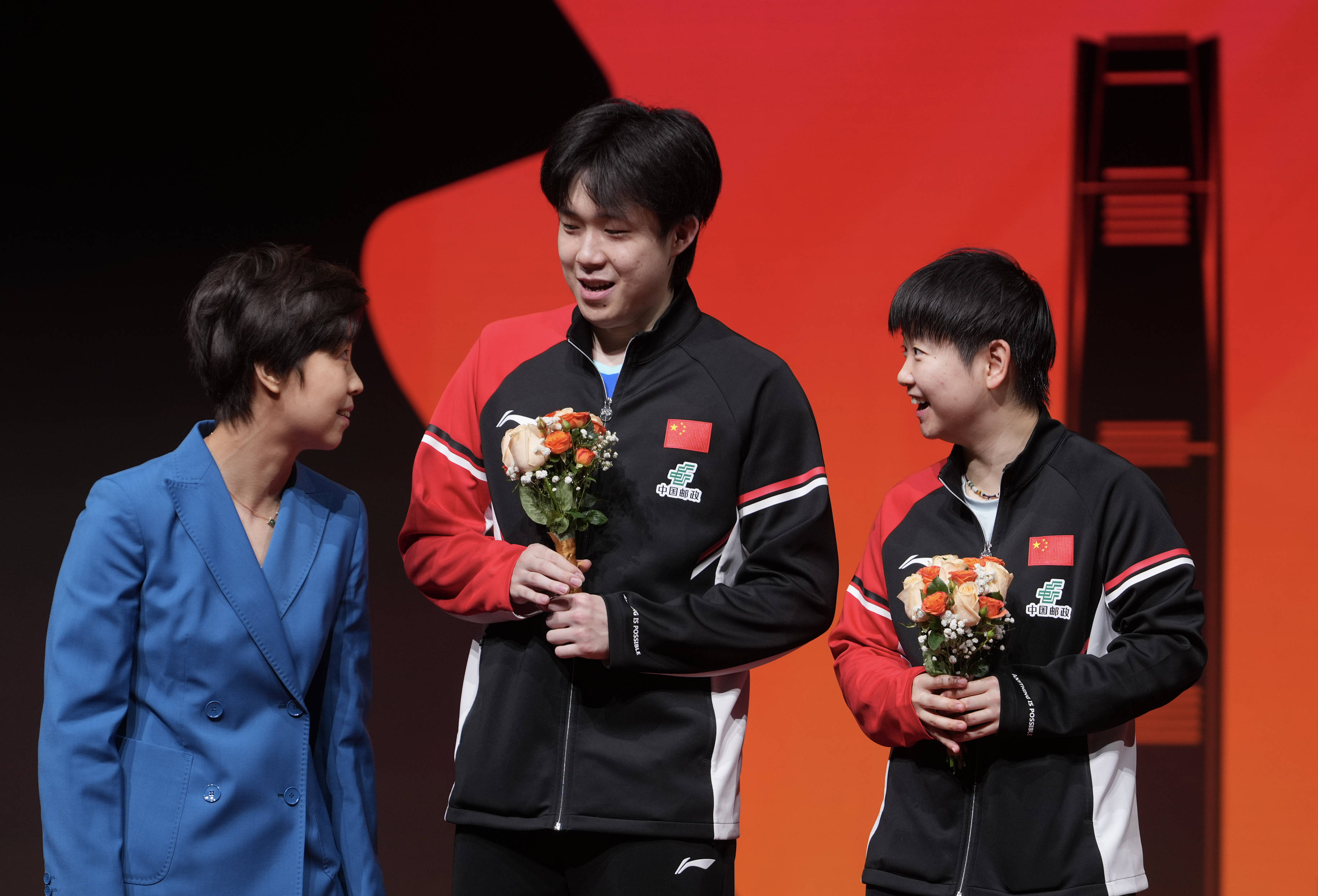 （体育）乒乓球——WTT香港总决赛：林仲勋/申裕斌混双夺冠